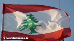 Libanon, libanesische Flagge