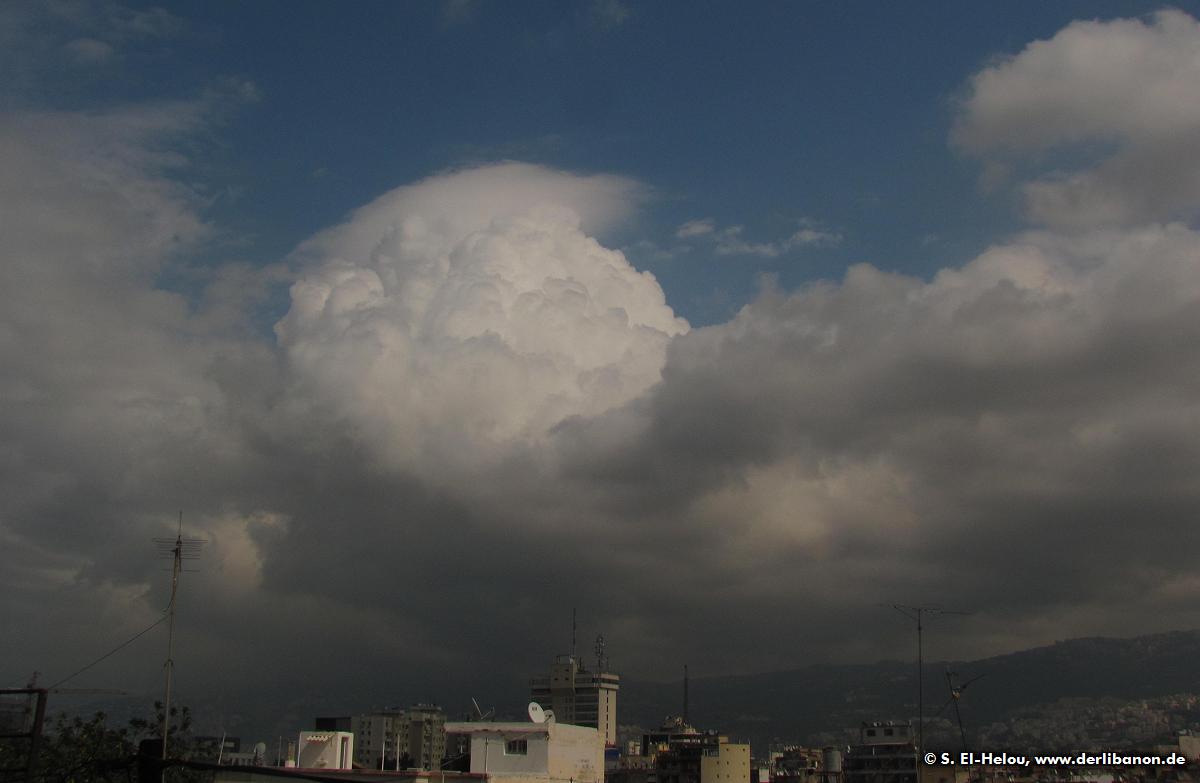 Beirut Regenwolken